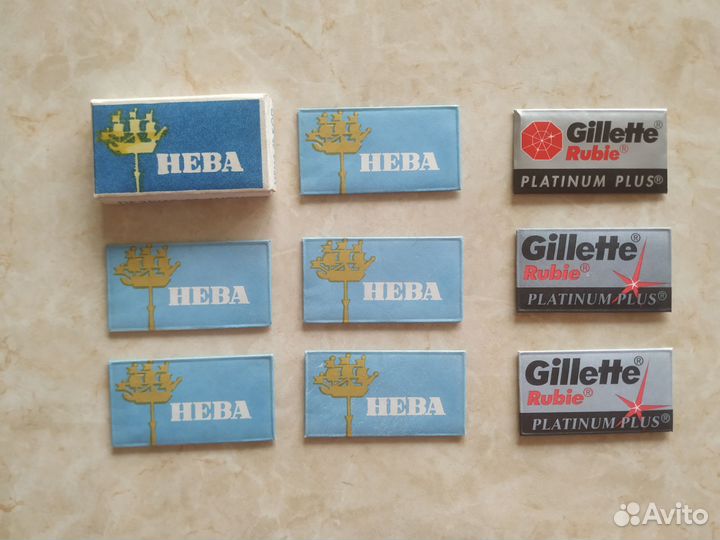 Лезвия для бритья Нева, Gillette