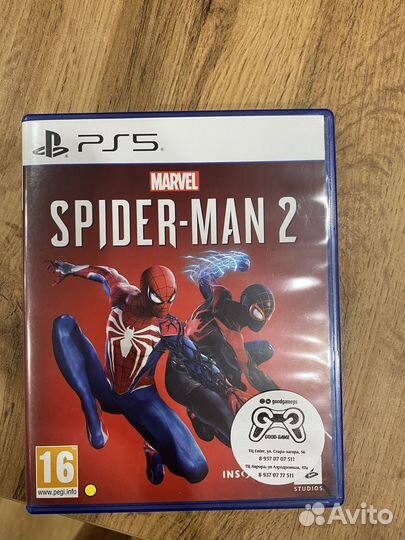 Игры на ps5 диски spider man 2