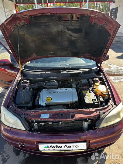 Opel Astra 1.6 МТ, 2002, 314 000 км