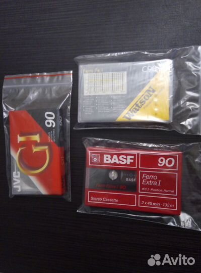 Аудиокассеты запечатанные