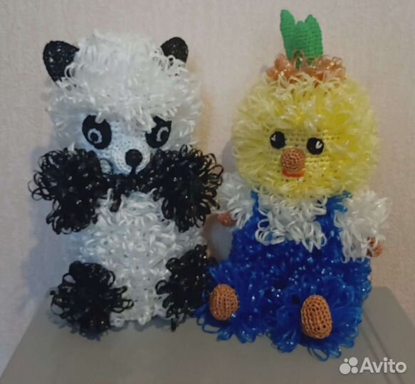 Мочалка ручной работы