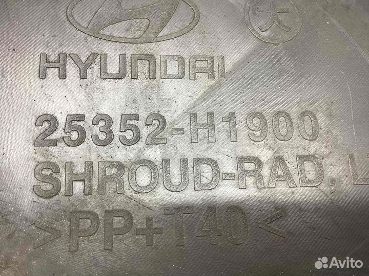 Диффузор вентилятора для Hyundai-KIA Terracan