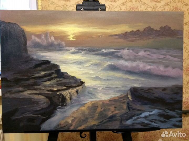 Закат на море