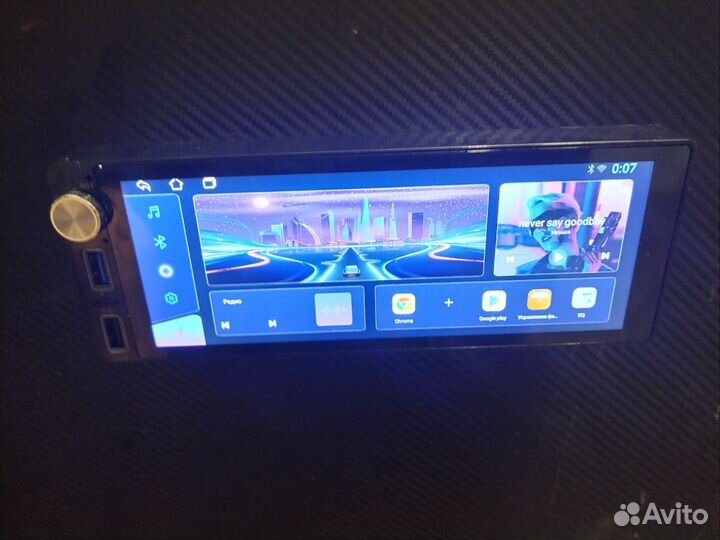 Магнитола автомобильная. Андроид 1 Din