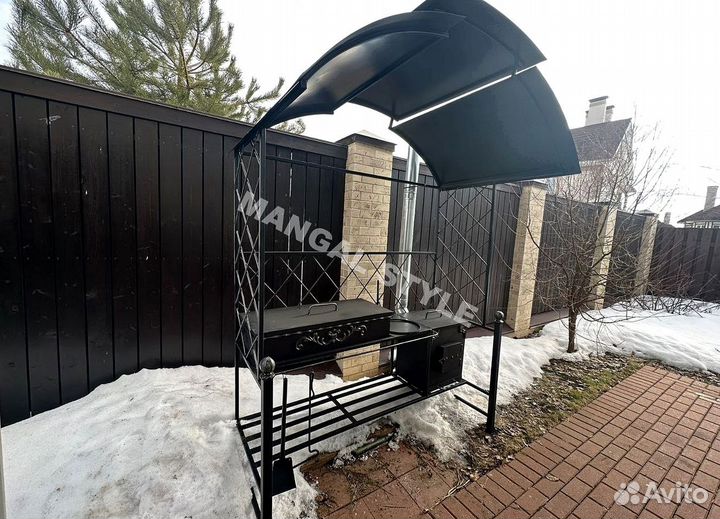 Беседка с мангалом