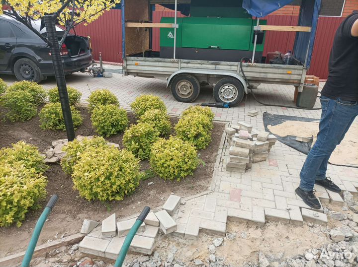 Аренда дизельного компрессора для продувки