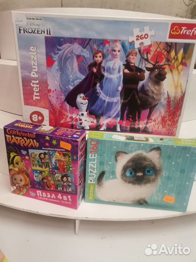 Пазлы в ассортименте