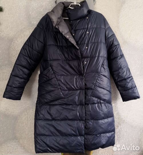 Пуховик женский, р50-52, бу немного