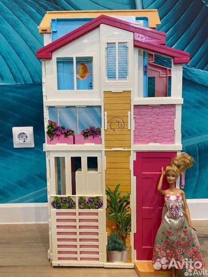 Домик кукольный Barbie Malibu