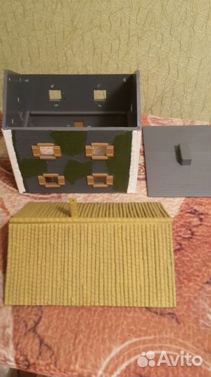 1\72 дом пластмаса