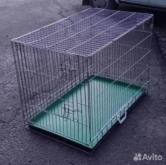 Клетка для собак металлическая 93х57.5х65см