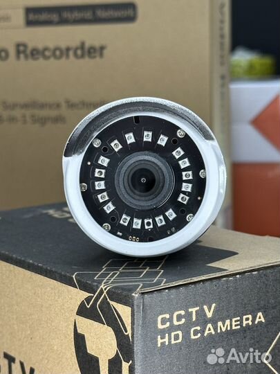 Готовый комплект AHD видеонаблюдения 6 камер 2MP