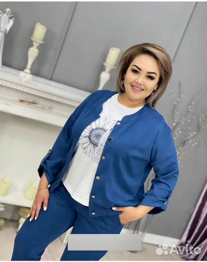 Костюм тройка 52р до 62р