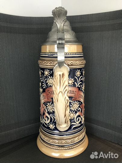 Антикварная пивная кружка.1л