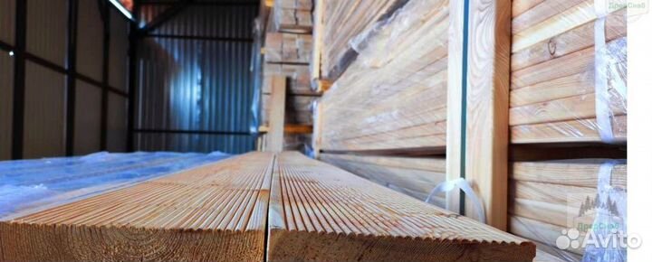 Доска террасная палубная лиственница