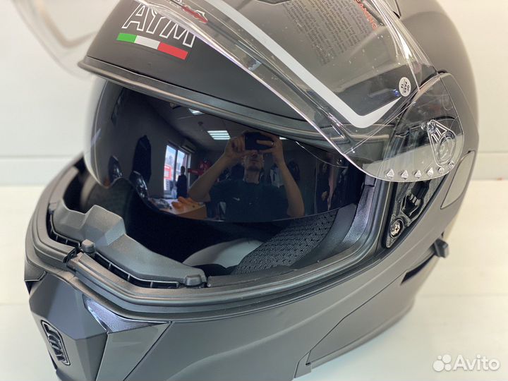 Мотошлем модуляр AIM JK906