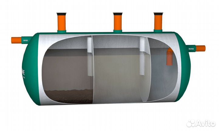 Септик от производителя биопрайм 6 на 11 человек