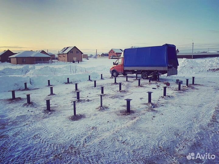 Фундамент на сваях