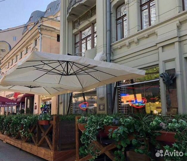 Зонт пляжный большой