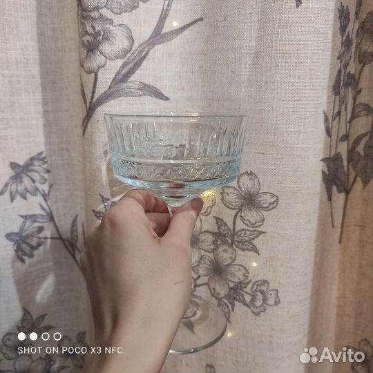 Бокалы для шампанского креманки