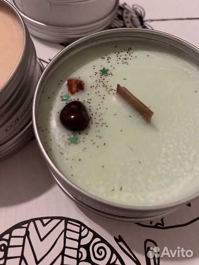 Свечи с камнями