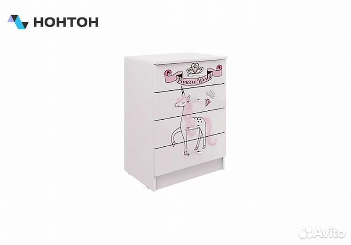 Комод Принцесса белый