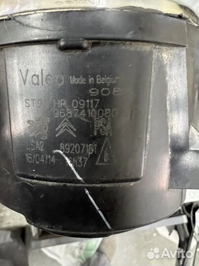 Противотуманная фара citroen c4 c5