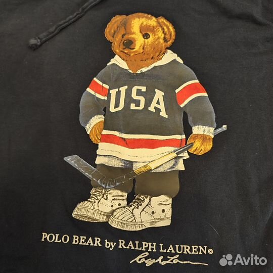 Худи Ralph Lauren Polo Bear USA hockey