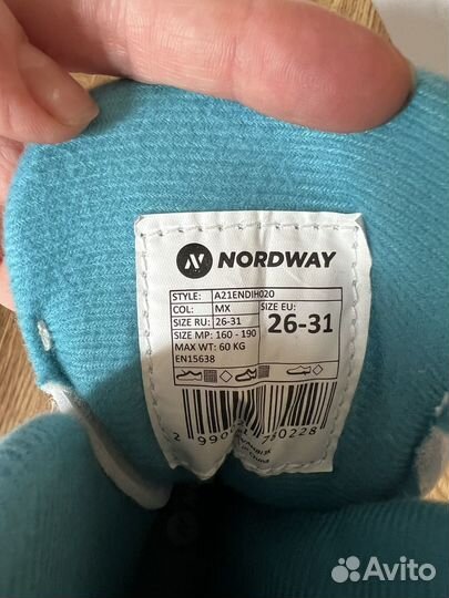 Детские раздвижные коньки Nordway 26-31 р