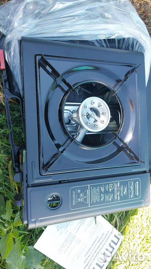 Туристическая газовая горелка/плита в кейсе(новая)