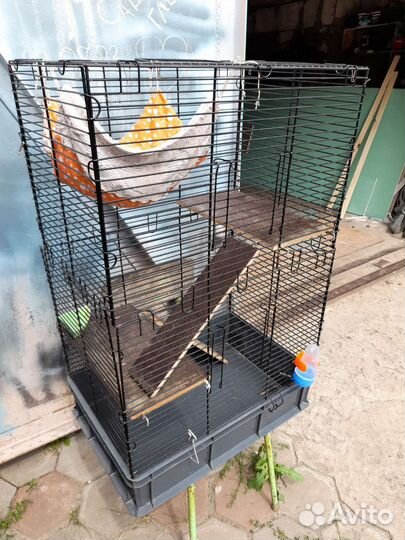 Клетка для шиншил и грызунов