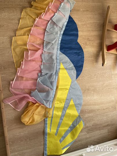 Ламбрекен для штор детский