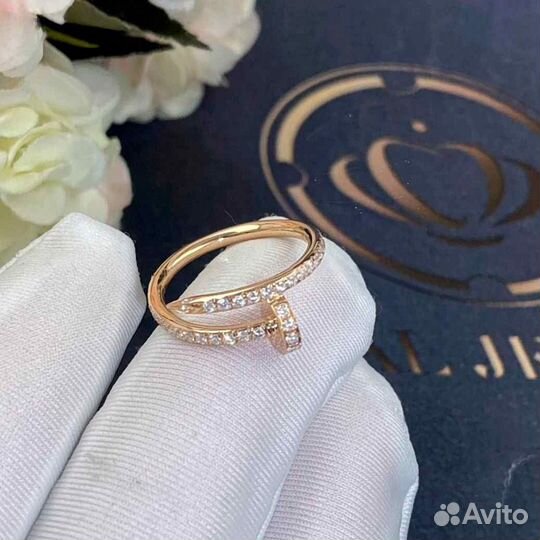 Кольцо Cartier Juste un Clou, розовое золото 0,49ct