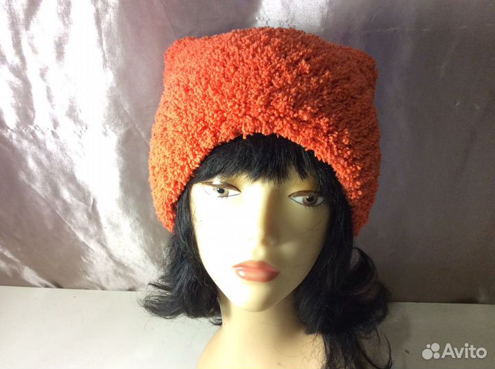 Шапочка огненная лисичка, р 56-57, арт 271