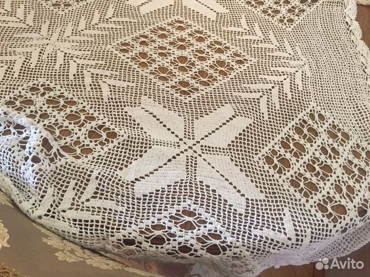 Скатерть старинная ручной работы