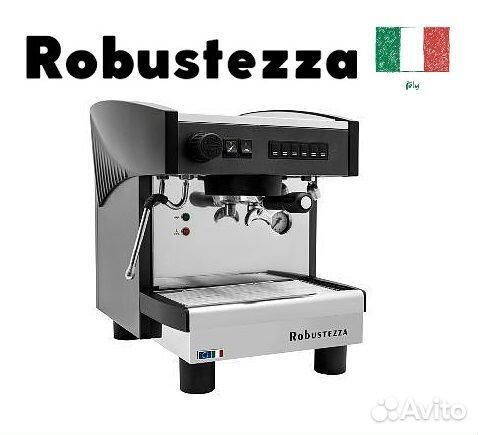 Кофемашина Robustezza ST1E 1 высокая гр., черная