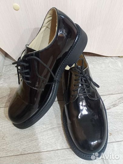 Туфли кожаные