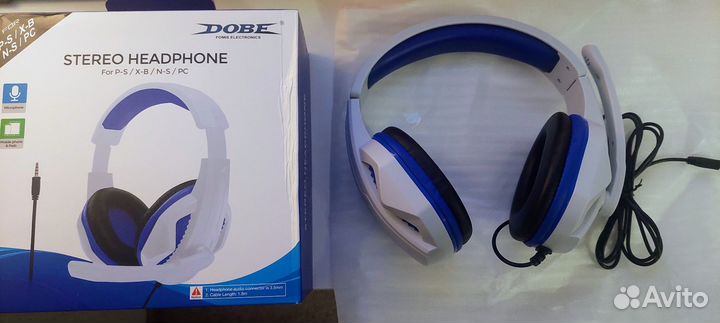 Игровые наушники проводные dobe