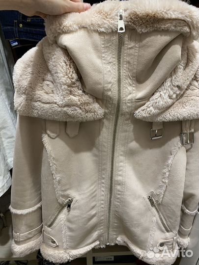 River Island дубленка женская