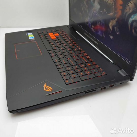 Игровой ноутбук Asus i7 7700H GTX 1060 6GB