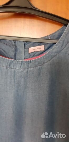 Женское джинсовое платье большой размер р.60- 62