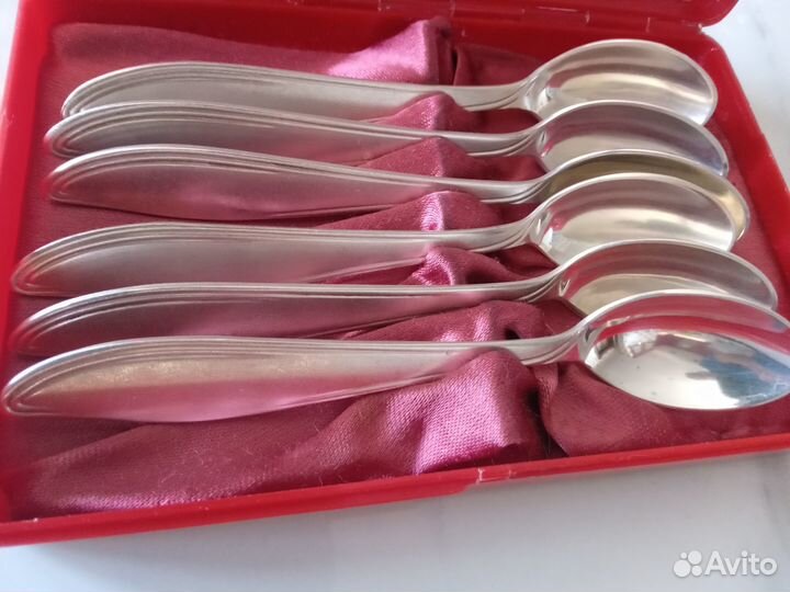 Чайные мельхиоровые ложки