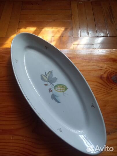 Блюдо селедочница дулевский фарфор СССР