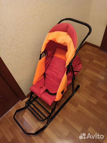 Детские санки коляска