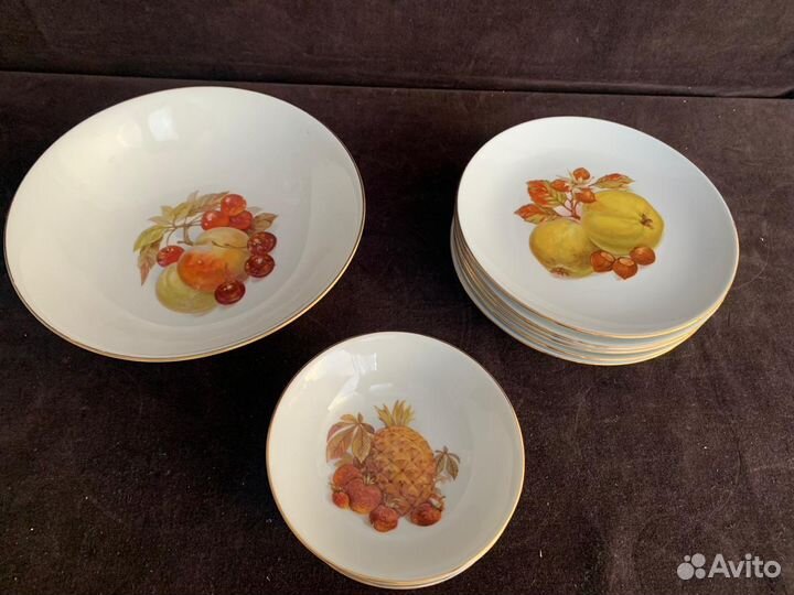 Набор тарелок,Фрукты’’ Германия