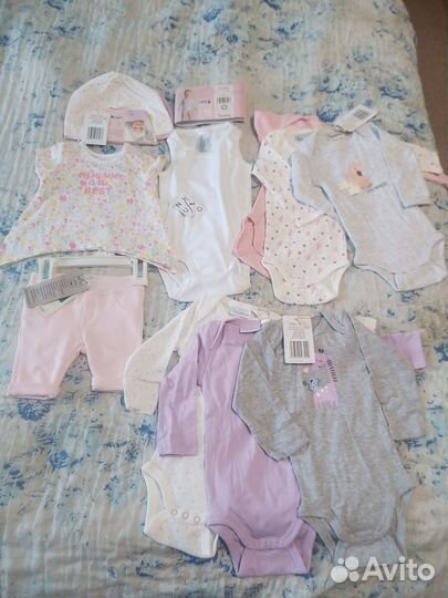 Одежда на новорожденного пакетом, 56, 62-68