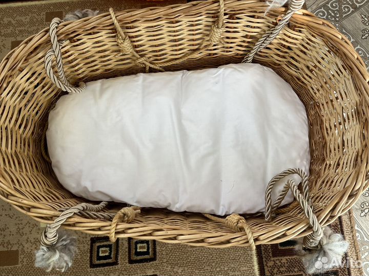 Детская подвесная люлька, качеля плетеная