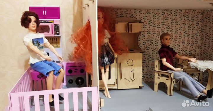 Домик кукольный для Барби