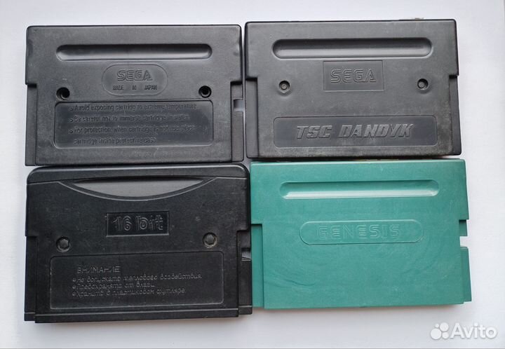 Картриджи от Sega