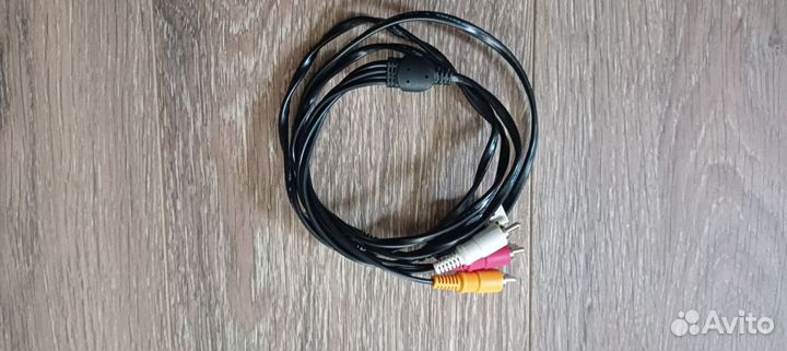 Кабель тюльпаны, usb - micro usb